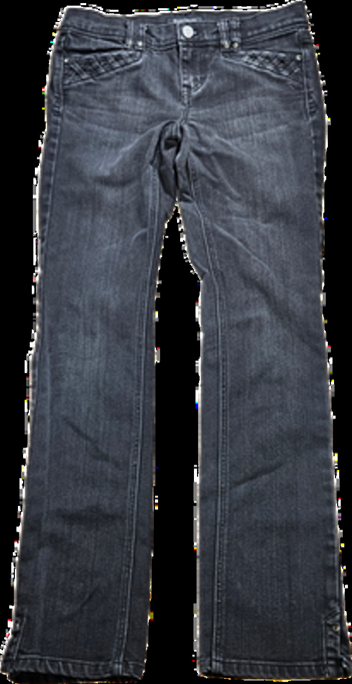 White House Black Market Women's Noir Washed Black Slim Leg Jeans Size 2 Stretch